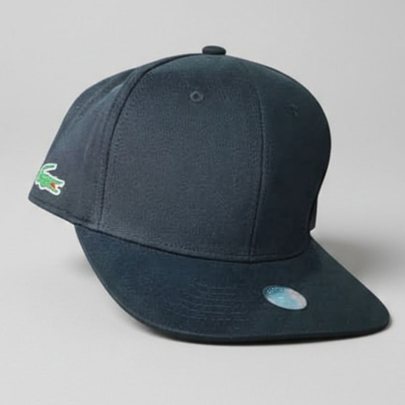 Casquette Lacoste Noir - Visière Plate & Style Sport-Chic