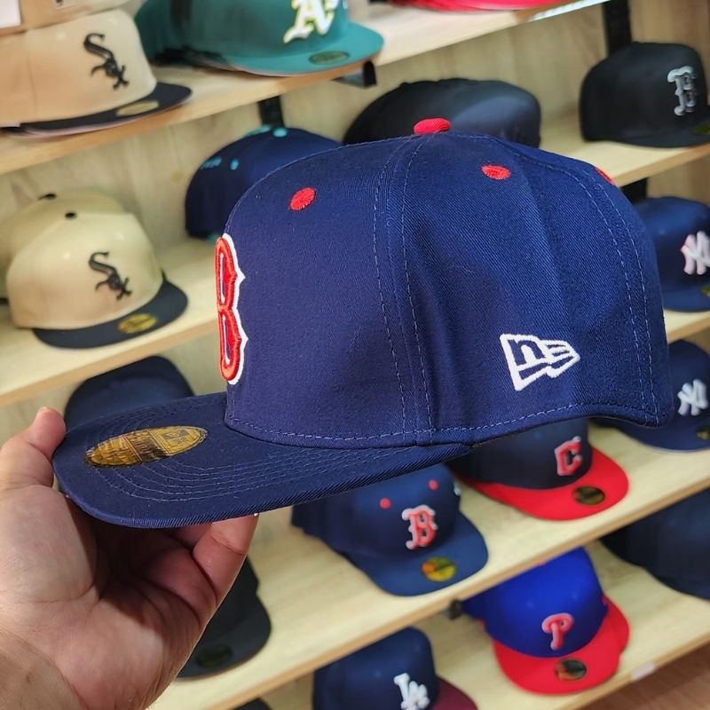 Casquette Boston Red Sox New Era 59FIFTY - Marine Classique - الصورة 3