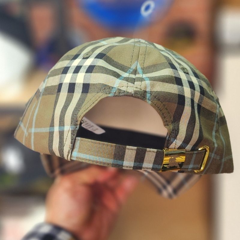 Casquette Burberry vert - Motif Vintage Check Iconique - الصورة 2