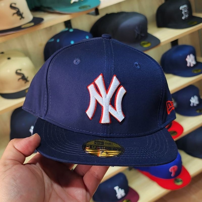 Titre : Casquette New York Yankees New Era 59FIFTY - Bleu Marine - الصورة 5