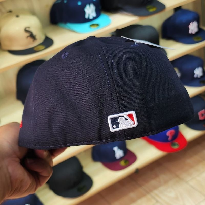 Casquette Cleveland Guardians New Era 59FIFTY - Marine - الصورة 2