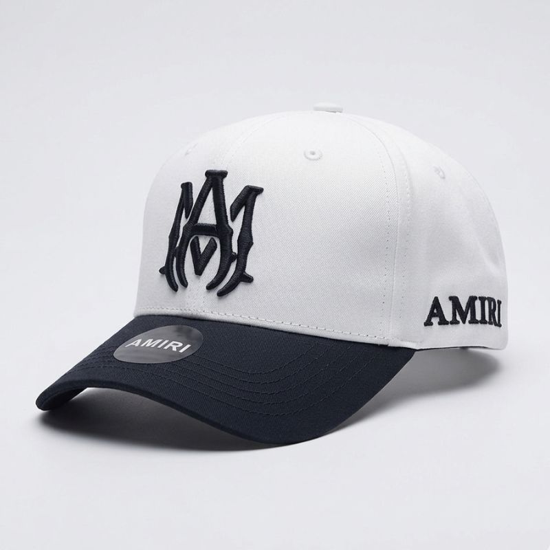 Casquette AMIRI Blanche et Noire Luxe Édition