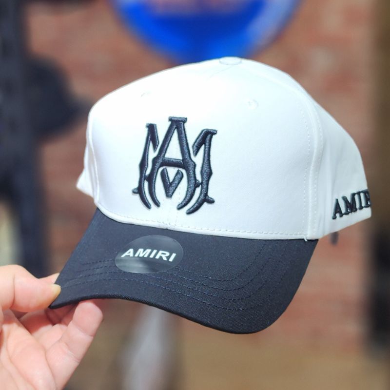 Casquette AMIRI Blanche et Noire Luxe Édition – Image 5
