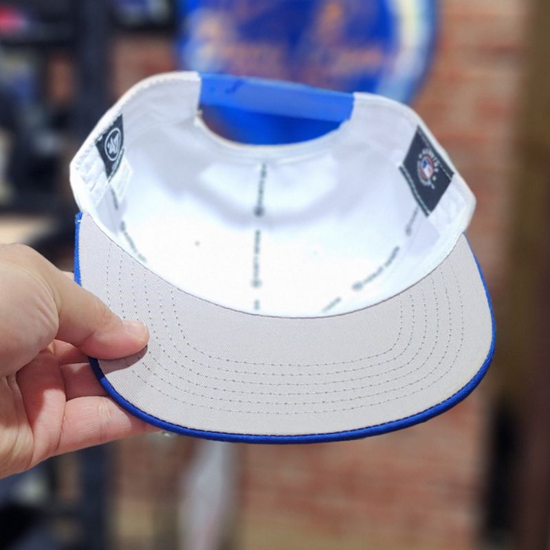 Casquette Los Angeles Dodgers Blanc et Bleu 47 Captain Snapback – Image 3