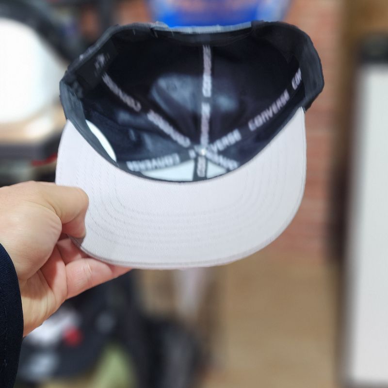 Casquette Converse Snapback - Noir et Gris – Image 3
