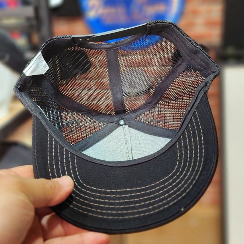 Casquette Polemik Adventure Full Black Trucker Filet – Image 3