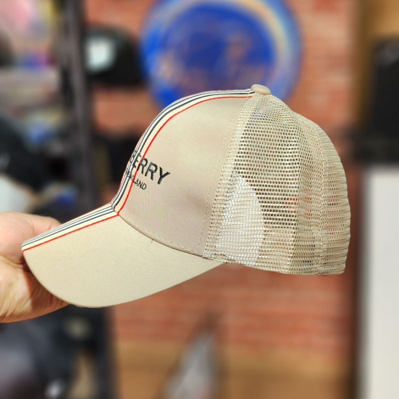 Casquette Burberry Beige à Rayures Trucker - (filet) – Image 4
