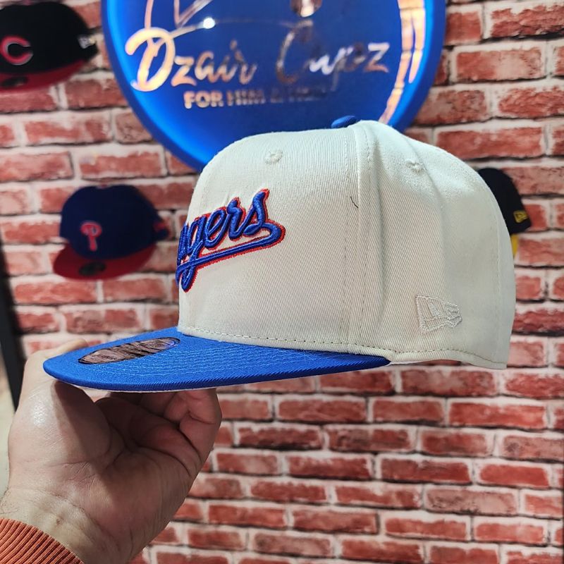 Casquette Texas Rangers New Era 9FIFTY (Blanc / Bleu) – Image 3