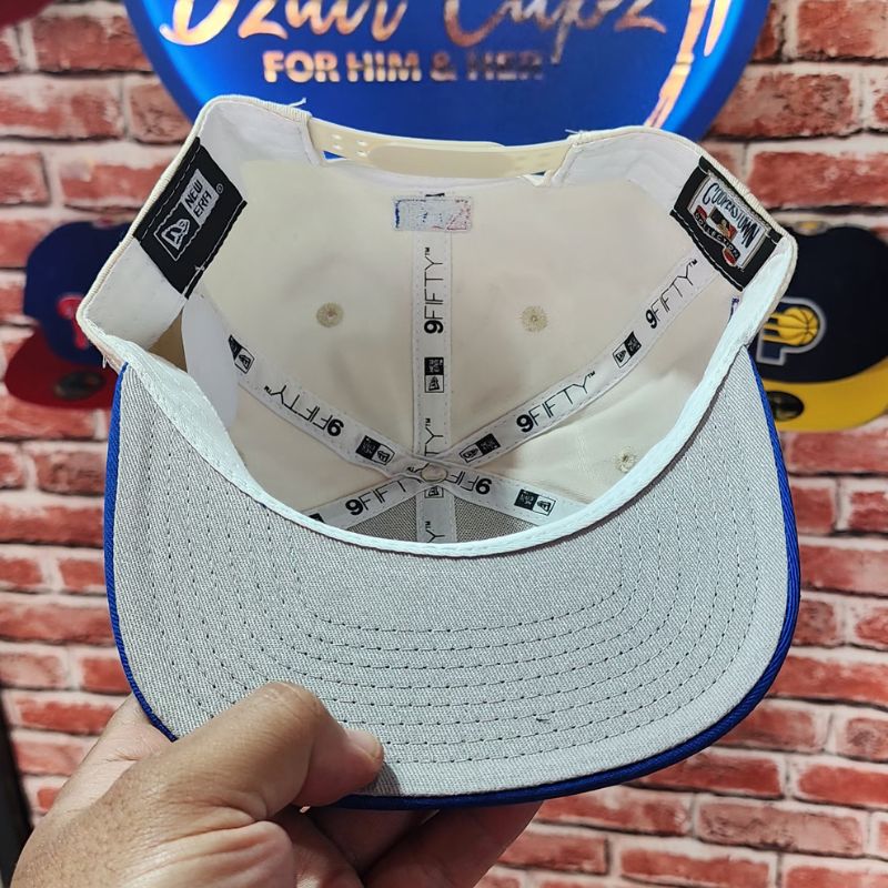 Casquette Texas Rangers New Era 9FIFTY (Blanc / Bleu) – Image 4