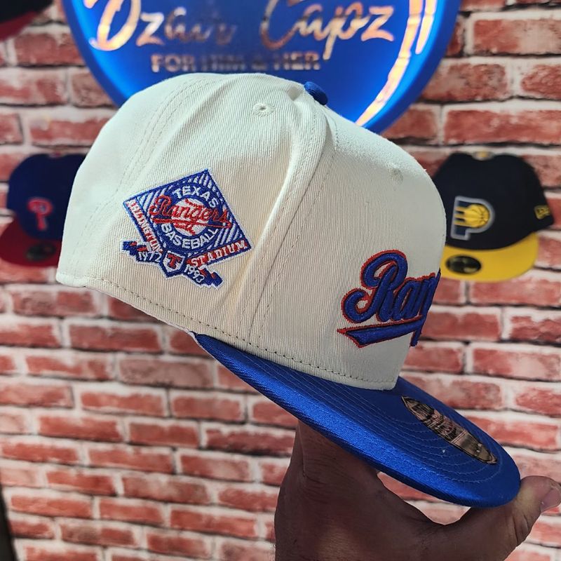 Casquette Texas Rangers New Era 9FIFTY (Blanc / Bleu) – Image 5