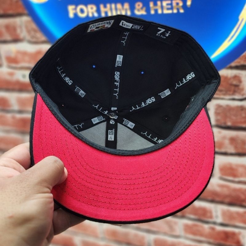 Casquette Los Angeles Angels Noire et Rouge New Era 59FIFTY – Image 4