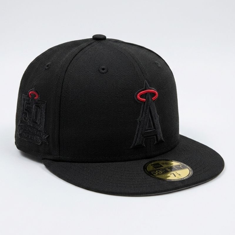 Casquette Los Angeles Angels Noire et Rouge New Era 59FIFTY