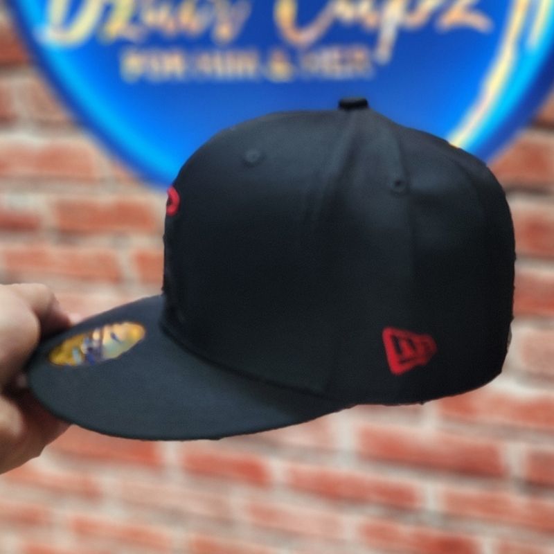 Casquette Los Angeles Angels Noire et Rouge New Era 59FIFTY – Image 3