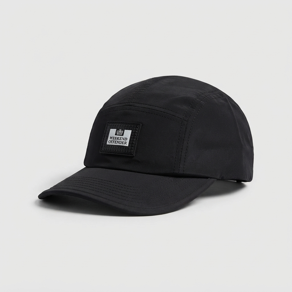 Casquette weekend offender Island noir Casual good avec logo carré
