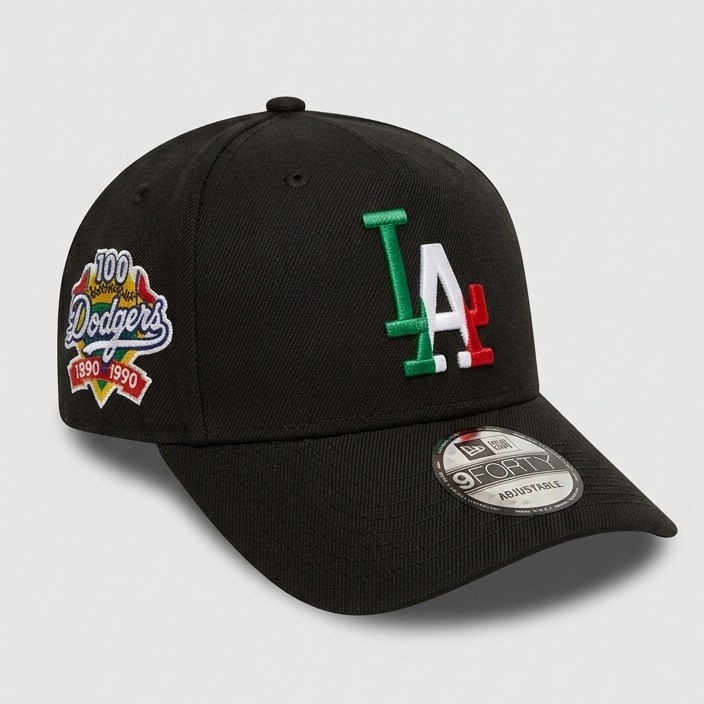 casquette LA los angles dodgers noir logo MCA snapback