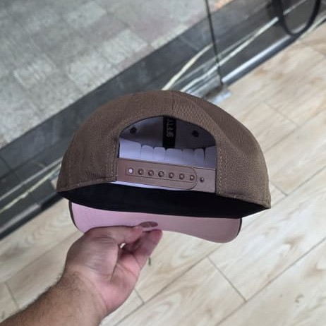 Casquette LA Los Angeles dodgers marron Logo blanc avec étoile edition 50 years Snapback MLB new 26 – Image 2