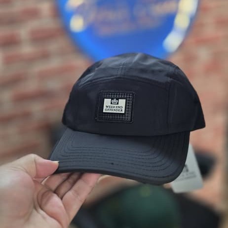 Casquette weekend offender Island noir Casual good avec logo carré – Image 5
