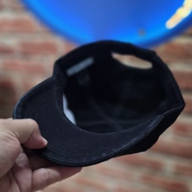 Casquette Prada Milano Noir avec broderie ton sur ton Style jeans new 26 super good – Image 4