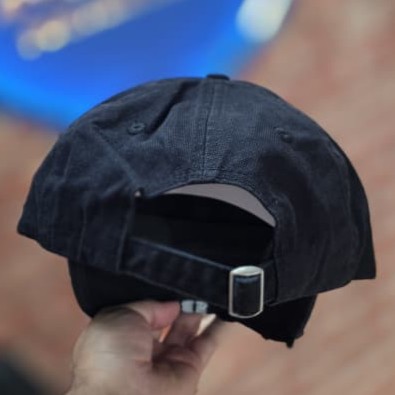 Casquette Balenciaga Noir avec détails usés Noire Effet Vieilli jeans - الصورة 2